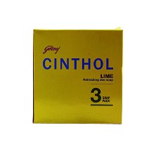 CINTHOL SOAP LIME, PACK OF 3 U X 120 G